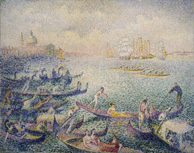 Regatta in Venice by Henri Edmond Cross